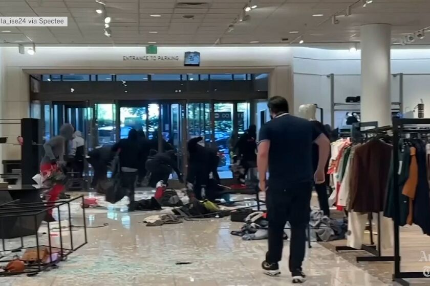 Mob robbery at Topanga Nordstrom sparks outrage, beefed-up LAPD patrols