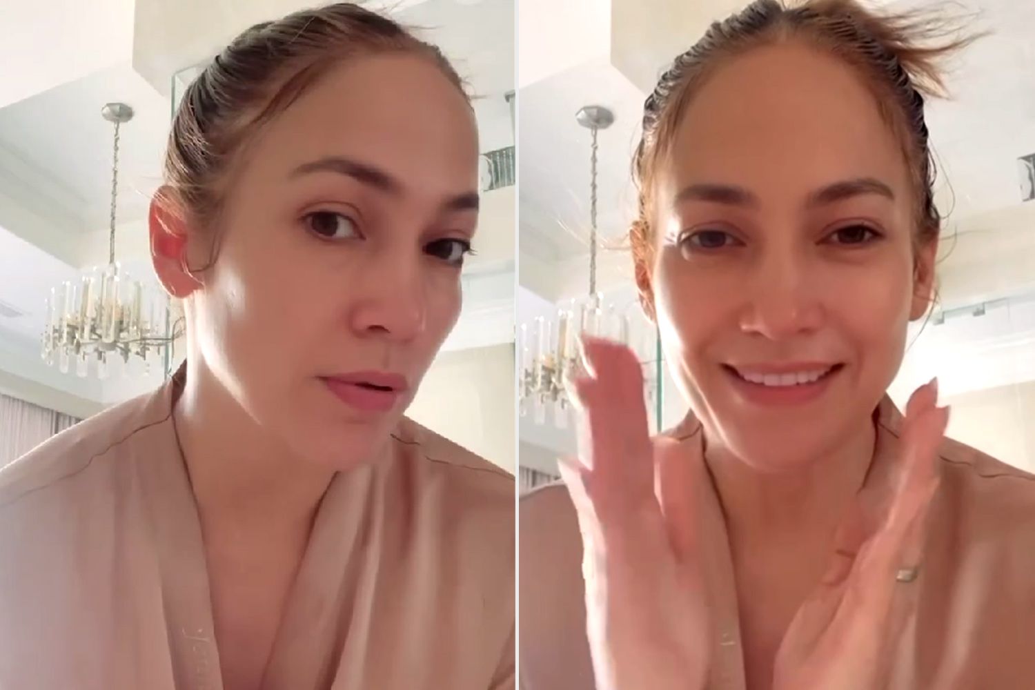 Jennifer Lopez Shows Off Her Natural Beauty in Makeup-Free Video: ‘This Is…54’