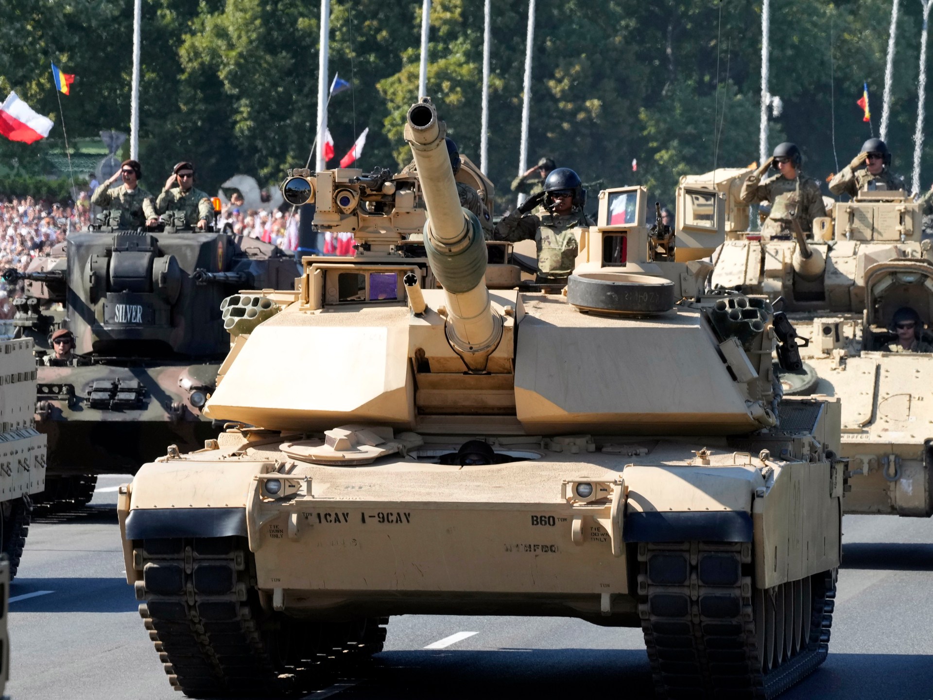 Poland holds huge military parade as war rages in neighbouring Ukraine